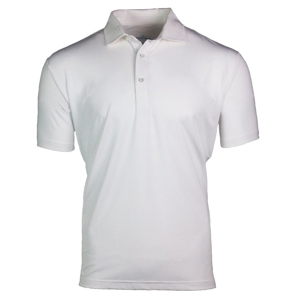 Scorpion 21 Solid Cloud White Golf Polo
